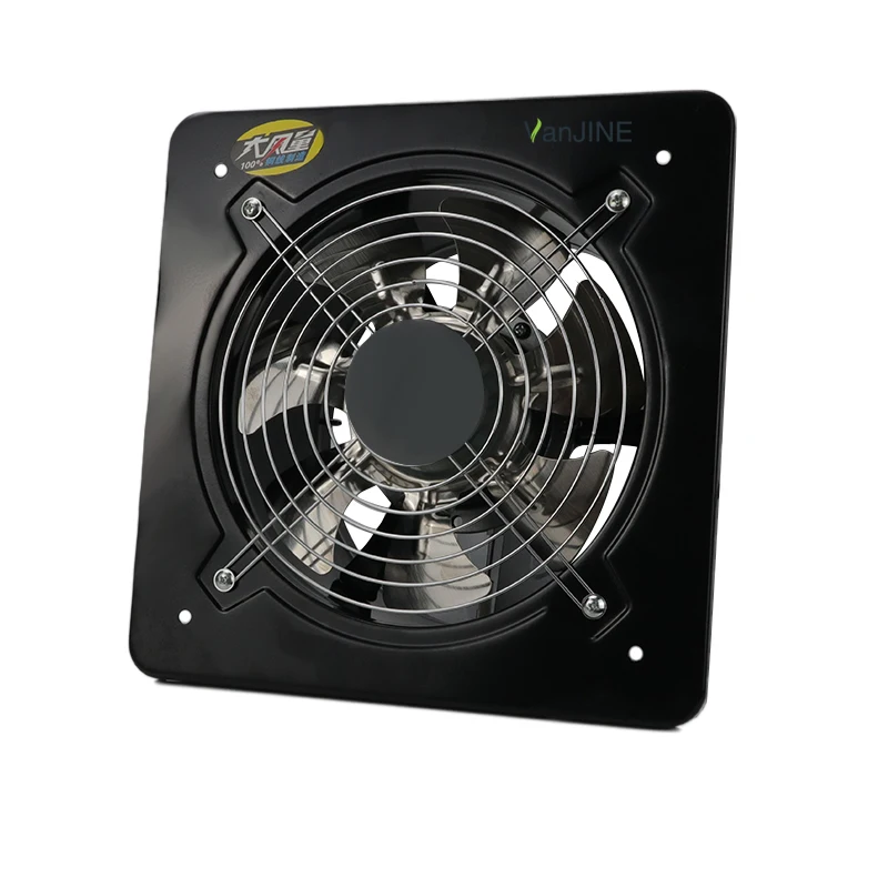 VANJINE Vent Fan Factory Direct Sale Large Wind High Speed Vent Fan With Shutter Attic Fan