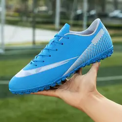 Sepatu Bola, новинка, Качественная мужская обувь для мальчиков, черная детская тренировочная спортивная обувь для футбола
