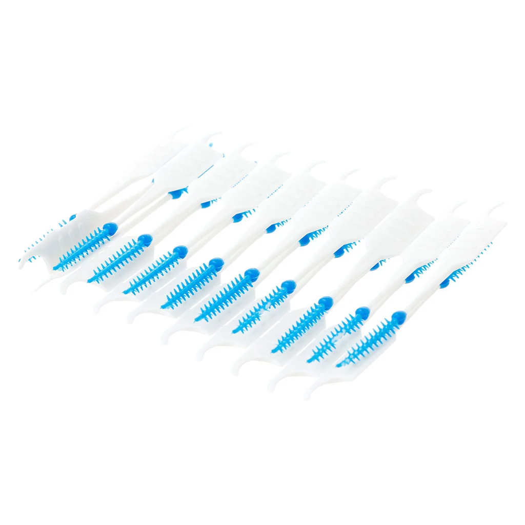 Floss Sticks Adults Clean Between Teeth Floss Brushes Toothpick ToothBrush Dental Oral Care Too Interdental Brush