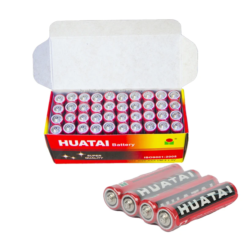 China Super Heavy Duty  R03 1.5V  Batteries Zinc Carbon Size Aaa Batteries Dry Battery