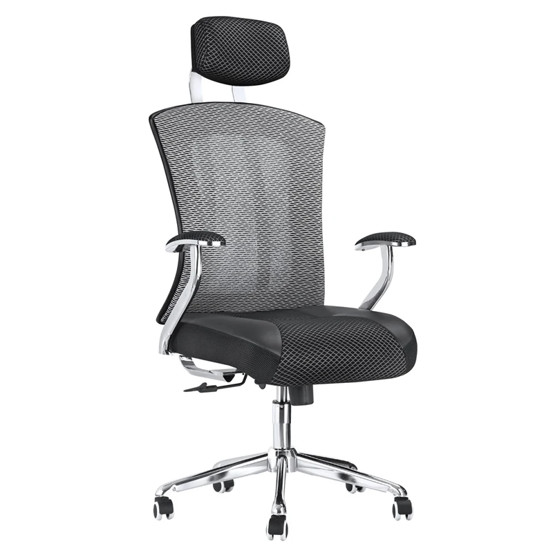 strong metal decoration  and high quality Comfort Seating Luxury Ergonomic mesh executive office manager chair