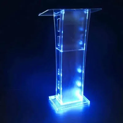 VONVIK Clear Acrylic Lectern Lucite Church Podium Pulpit For Conference Rooms and classrooms