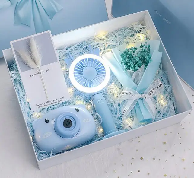 Creative bubble machine gift box special birthday gift in stock cute style gift box