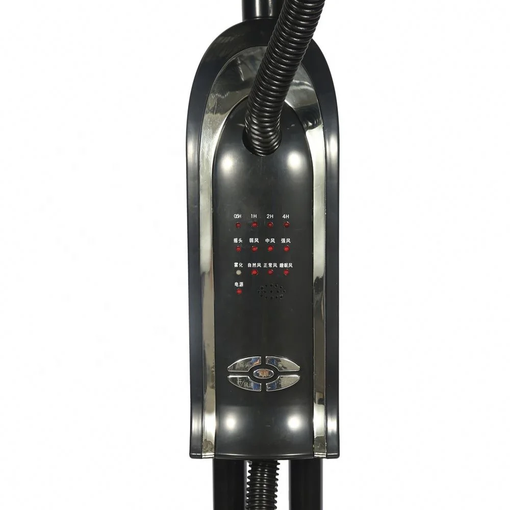 Modern design 220v ac plastic 5 blades home use remote control high speed smart pedestal electric 16 inch water spray stand fans