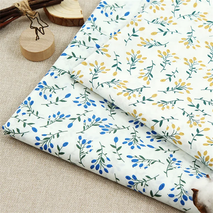 Flower cotton printed fabric for women african print cotton fabric indonesia  cotton voile seersuck fabric wholesale