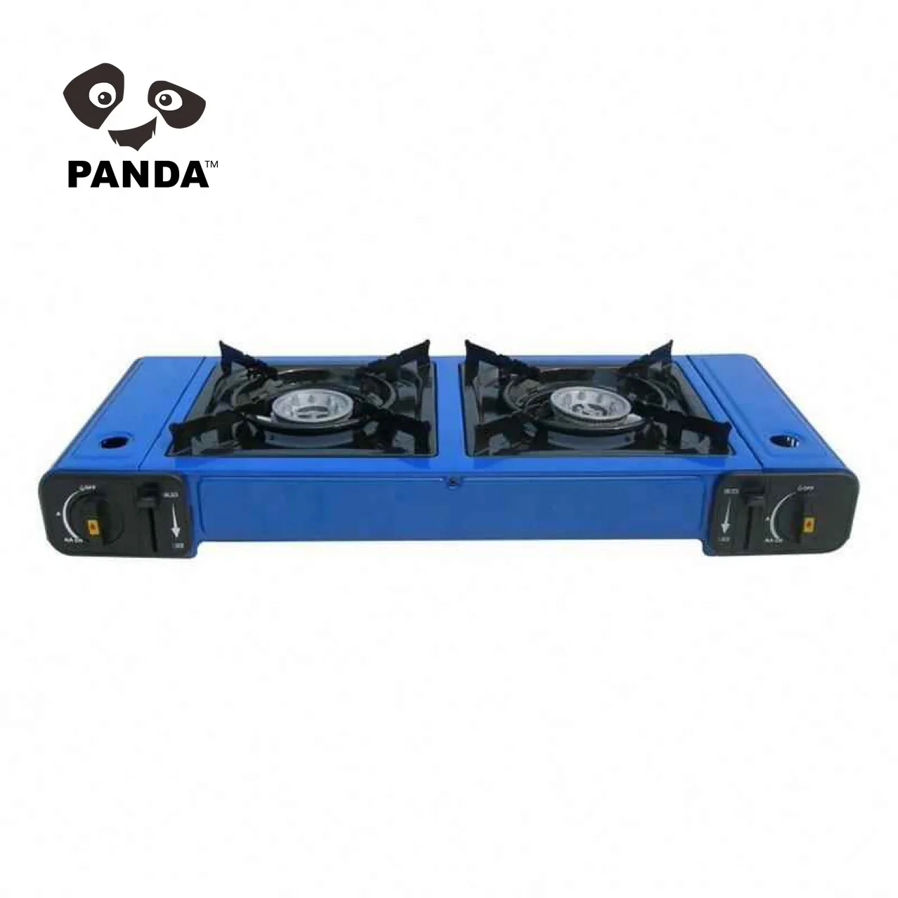 Outdoor 2 Burners gas stove Portable Camping Double Auto Ignition Camp Double burner cassette stoves Propane Camping Stove