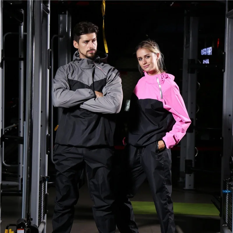 HOTSUIT Sauna Suit for Men Sweat Sauna Jacket Pant Gym Workout Sweat Suits