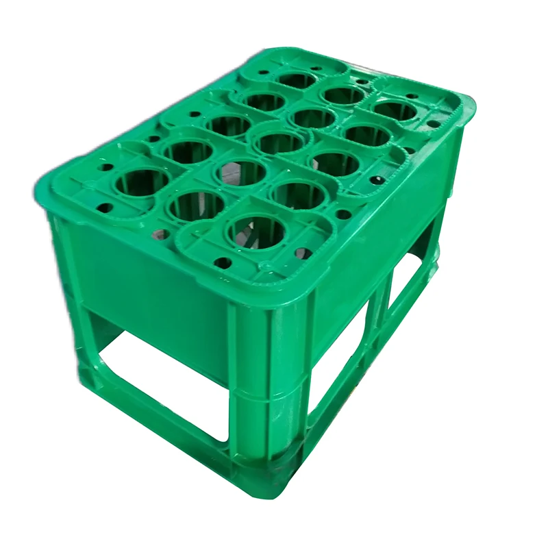 Производитель высококачественной пивной корзины 24 бутылки Пластиковый Штабелируемый ящик пивные контейнер для хранения