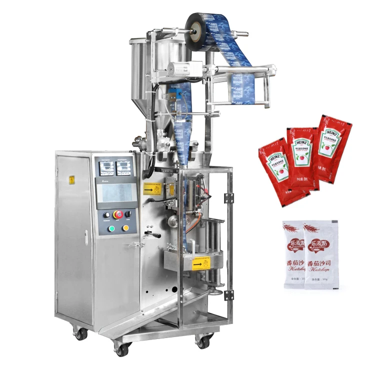 Tomato Ketchup Sauce Packing Machine Small Sachet Paste Packaging Machine 10g