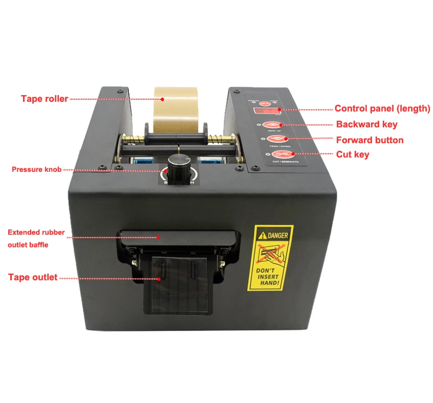 ZCUT-80 auto foam tape dispenser / automatic tape cutter
