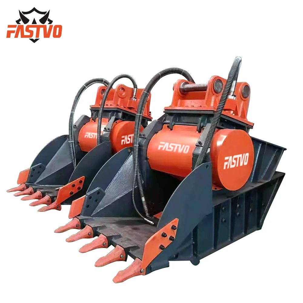 FASTVO  China Made Hot Sale Excavator Bucket Crusher
