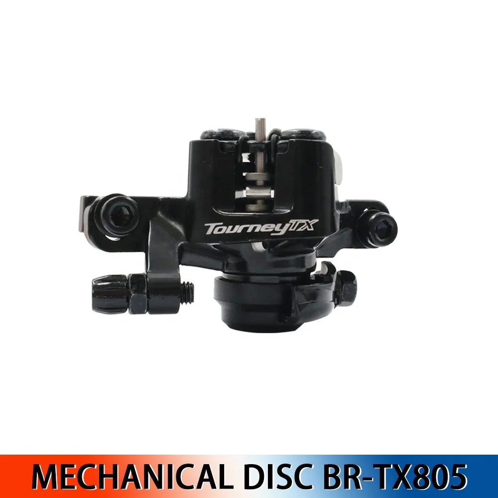 BR-TX805 bicycle Mechanical Disc Brake Calipers with Resin Pads caliper TX805 with Bolts