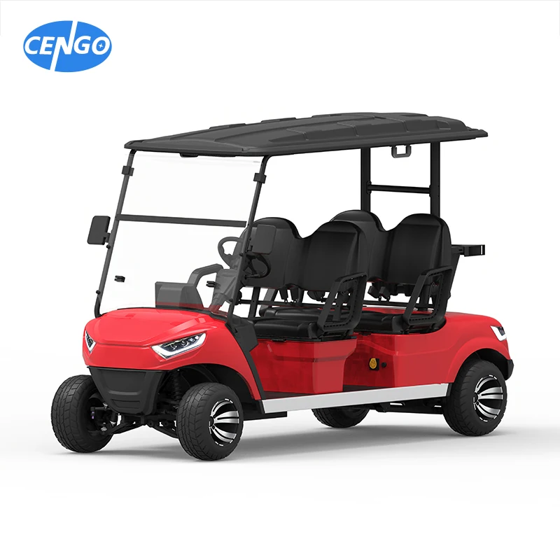 Cengo NL-JY4 Electric Golf Cart Electric Bus Passenger with 4 Seaters New Electric Vehicles Golf Buggy for Outdoor Playground