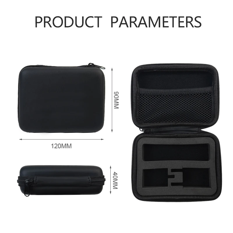 EVA Hard Shell Travel charger cable Organizer Case Portable Electronic Pouch Gadget Bag for MacBook Power Adapter Chargers