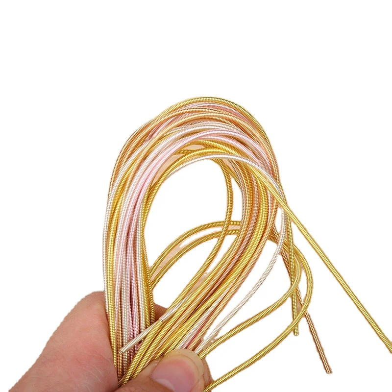 14k позолоченный бисер медная проволока ювелирные изделия DIY Ювелирные изделия пружинная проволока сборка Аксессуары