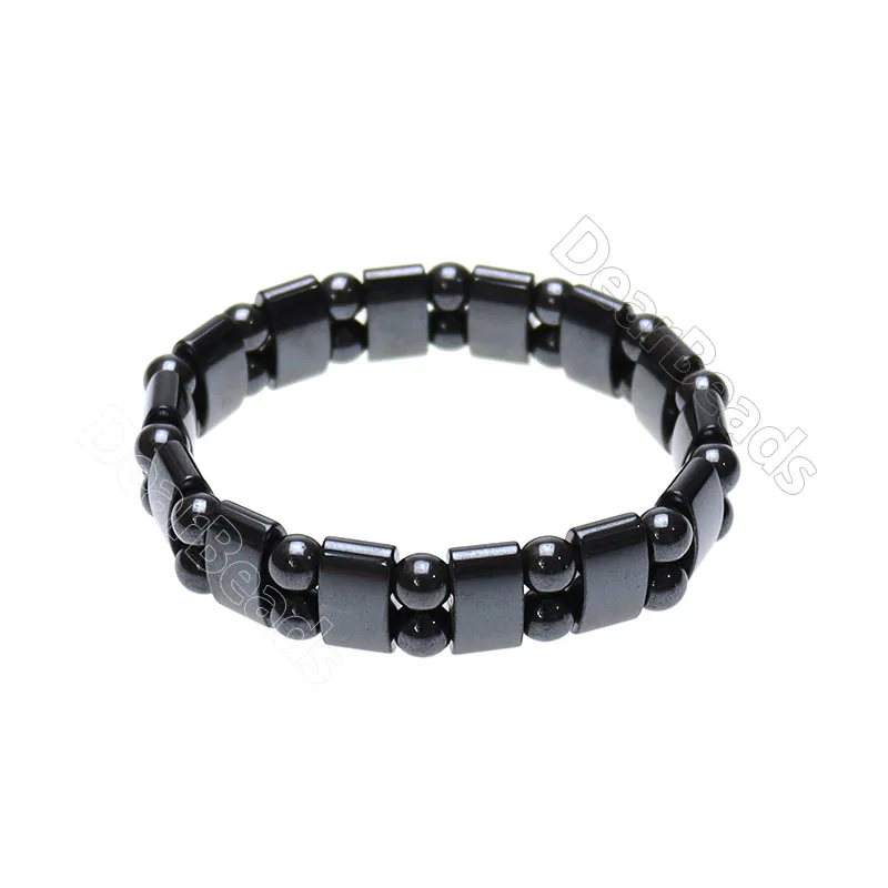 Natural Hematite  Bracelets Bangle Healing stone Customized Beads Bracelet For Women man
