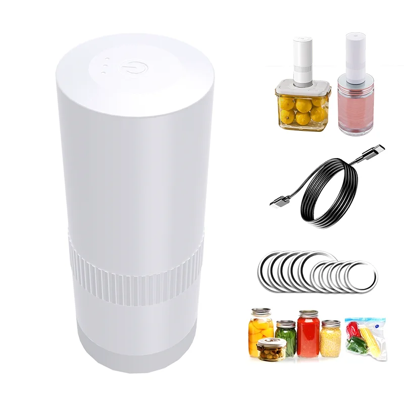 2024 New Patent Smart Automatic Vacuum Sealer Machine Compact Portable Handheld for Keeping Food Fresh Bags