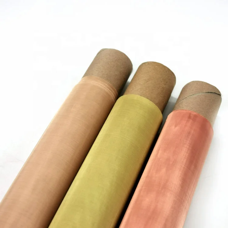 Китайский поставщик, ткань из красной меди, плетеная сетка, медный экран