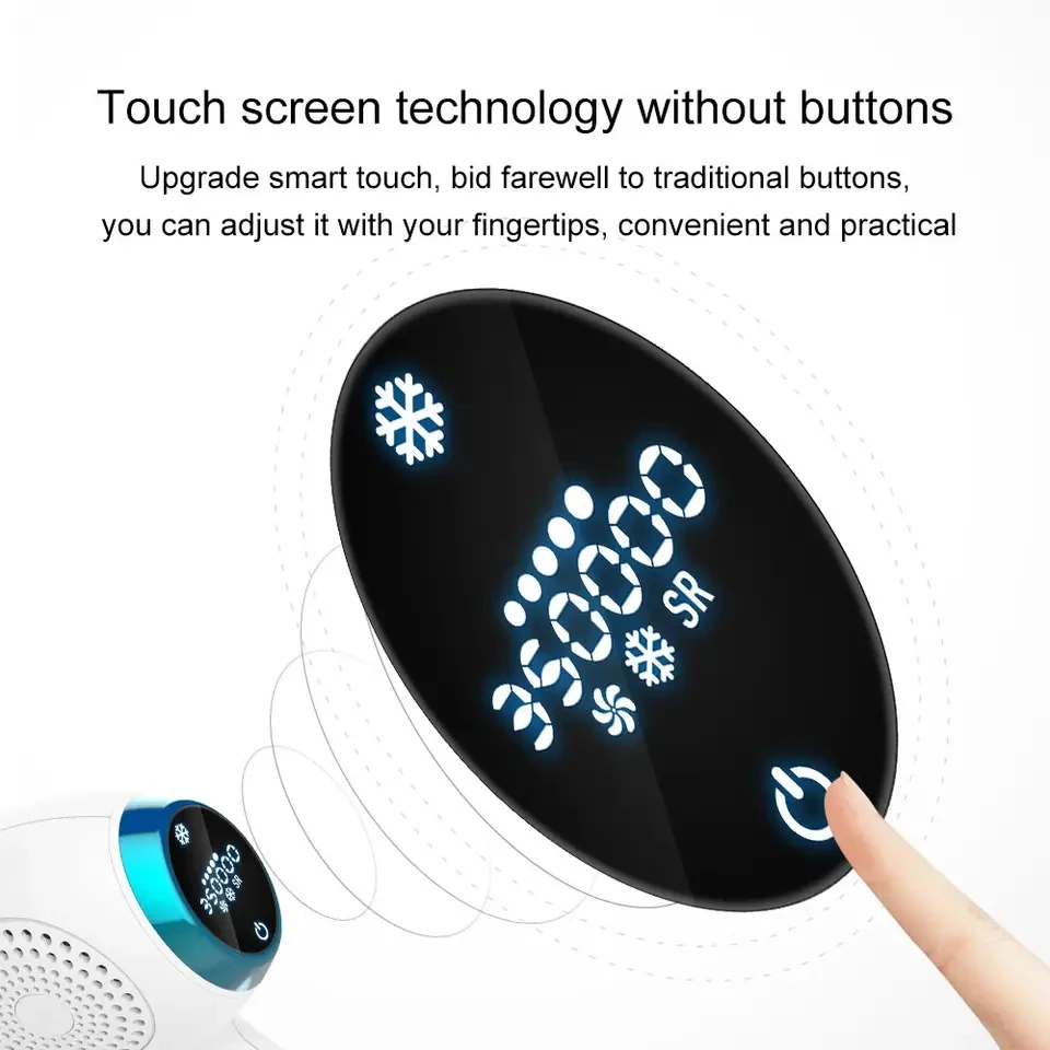 Home Use Laser Epilator 999,999 Ice Cool Painless IPL Laser Hair Removal Machine Ipl Hair Removal Device at Home Hand Held