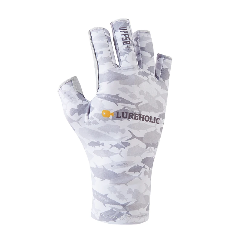 Светло-серые, лидер продаж, недорогие зимние рыболовные перчатки на заказ с защитой от порезов