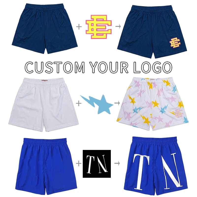 High Quality Custom Logo Sportswear Training Athletic Factory Wholesale Sublimation Printing Basketball Mesh Mens Shorts