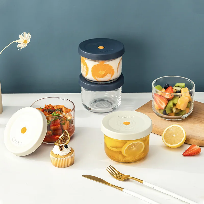 Bpa Free Eco-friendly borosilicate Locking Lid Glass Bowl Box Sets Airtight Food Storage Containers