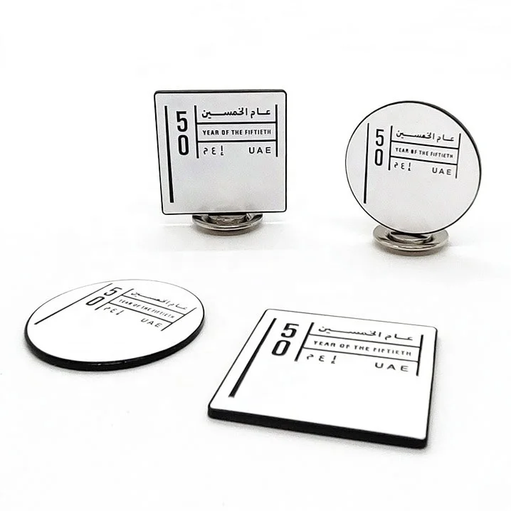 media gifts metal magnetic badge for UAE national day
