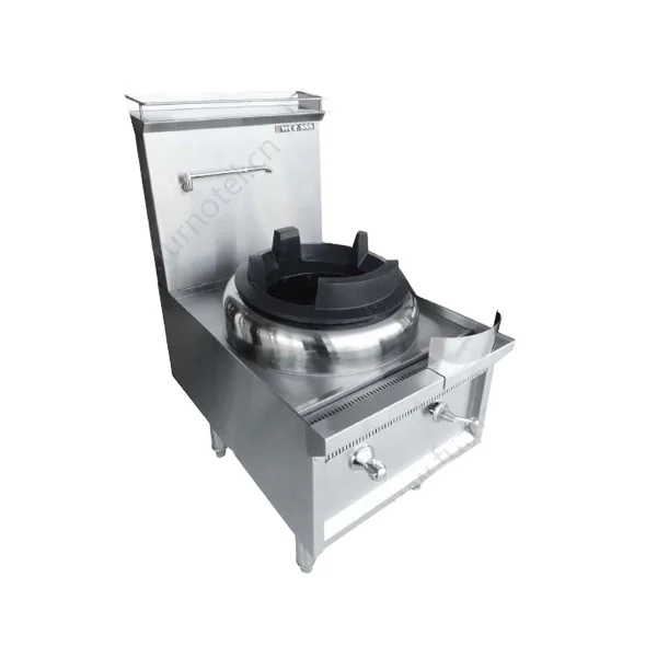 Guangzhou Commercial Kitchen Equipment Stainless Steel Gas Burner Chinese Wok
