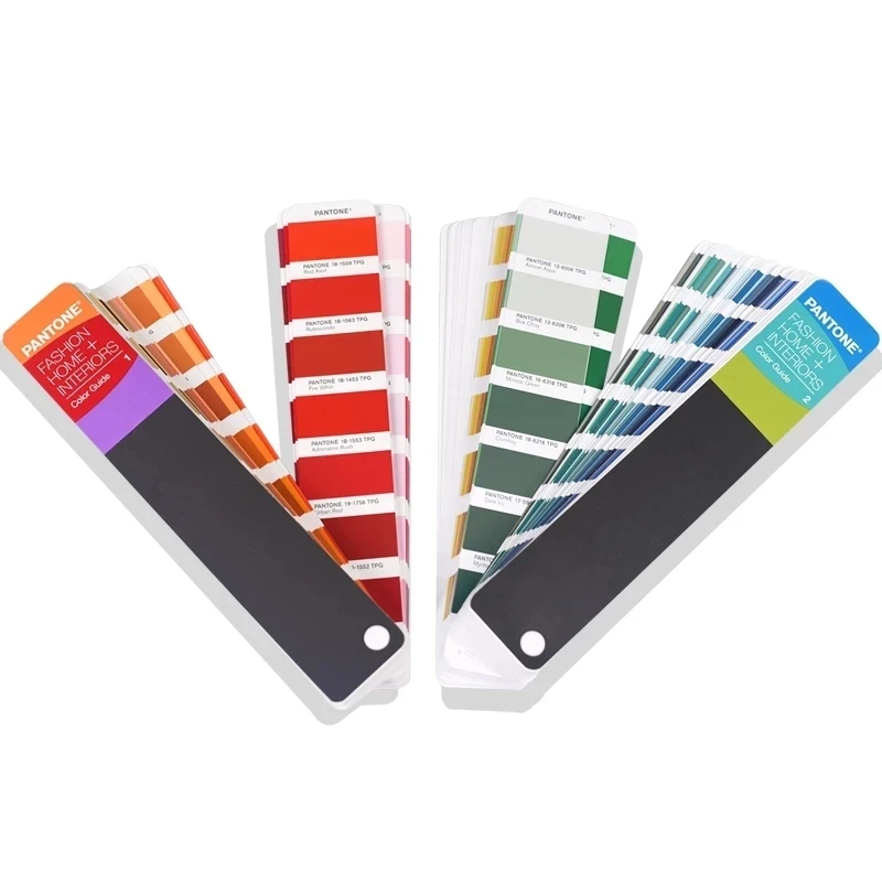  2 книги/комплект TPX/TPG схема калибровки PANTONE мода дом + интерьеры цвета руководство