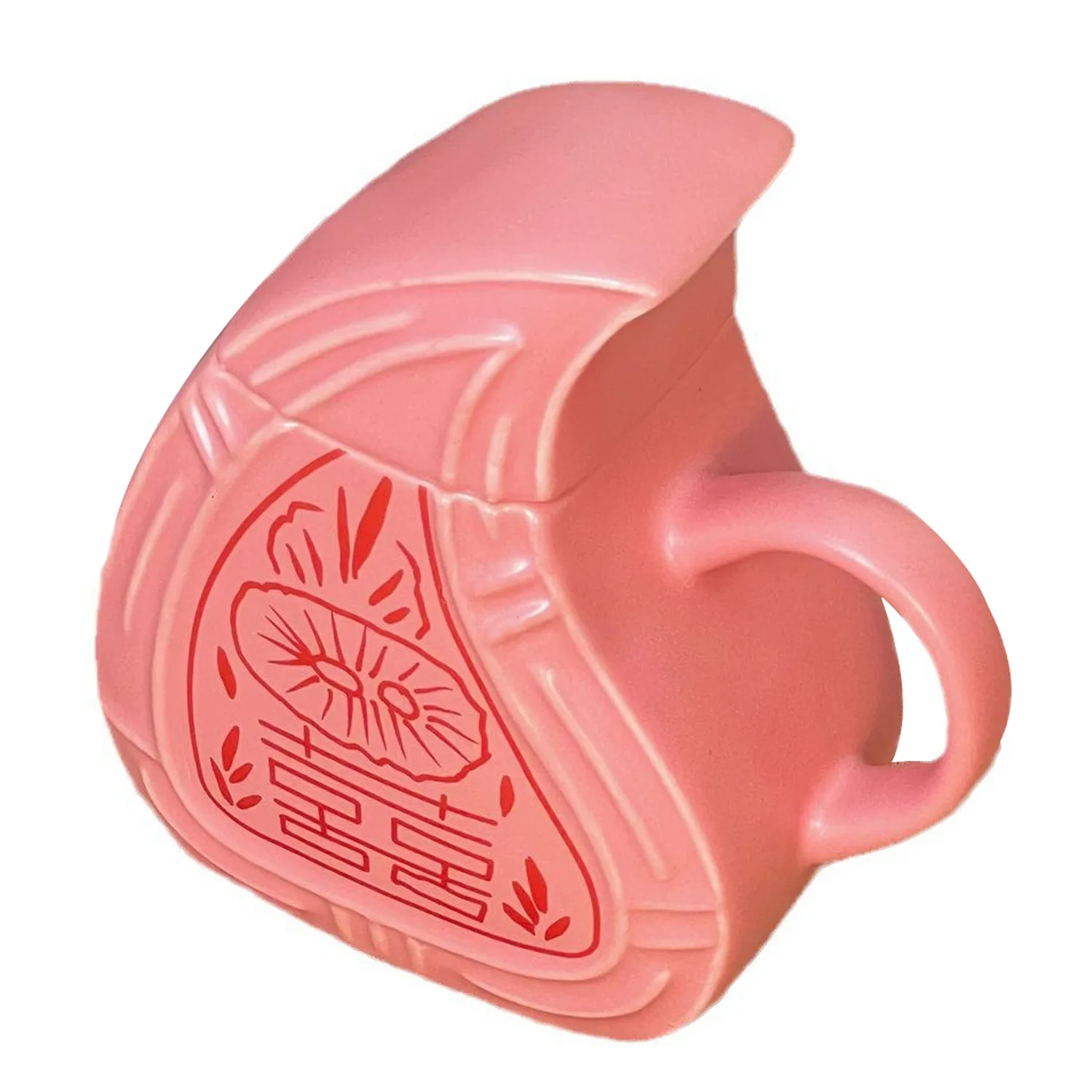 Creative Chaoshan red peach kueh cup Ceramic mug personality birthday gift water cup