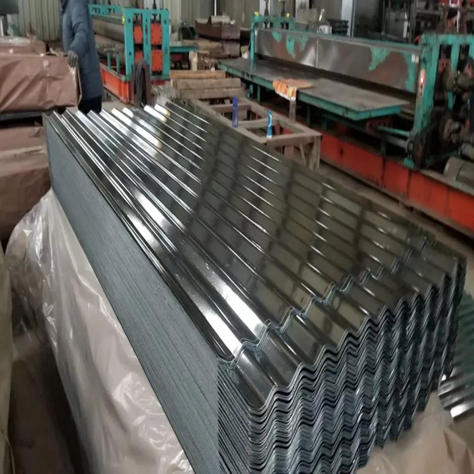 High Quality 1220 mm zinc coated iron metal  prepainted corrugated roof sheet for construction