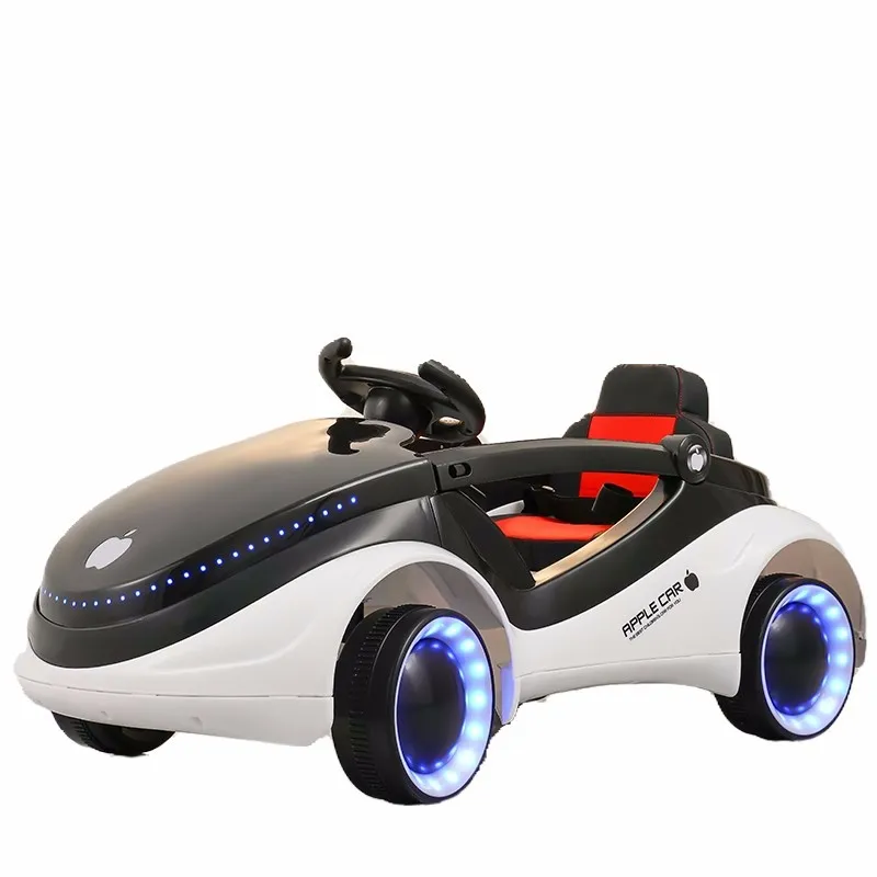 Hot selling Ride on Car Toys for Kids to Play Pink White Green 4 wheels with light Music