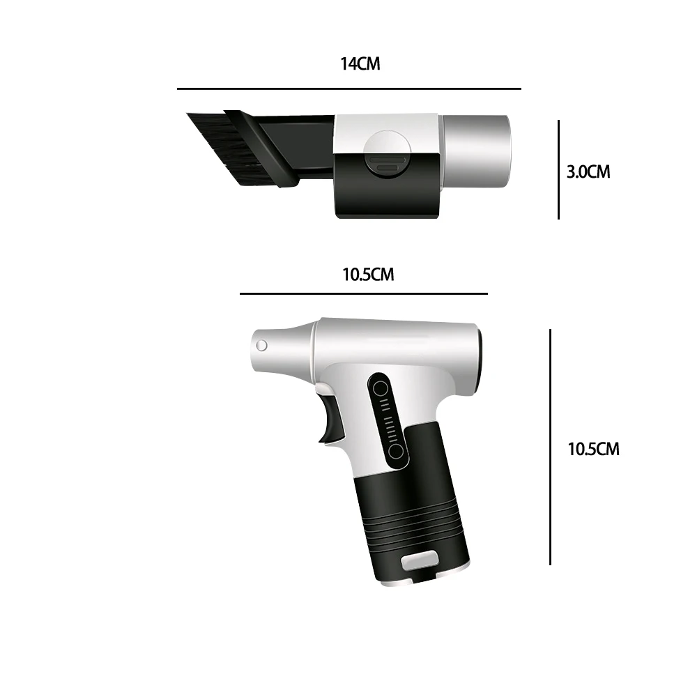 Car Mounted Mini Handheld Vacuum Cleaner Turbo Fan Portable Small Household Wireless Lithium Battery Blowing Suction
