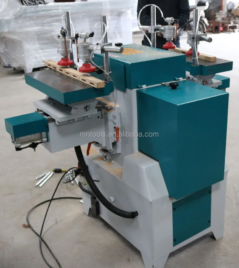 
Horizontal double end mortiser for door 