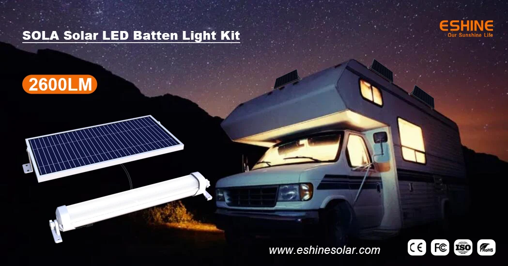 Solar indoor batten  lights Outdoor Solar Lamp IP65 Waterproof Wall Light Solar Sunlight Powered Garden  light