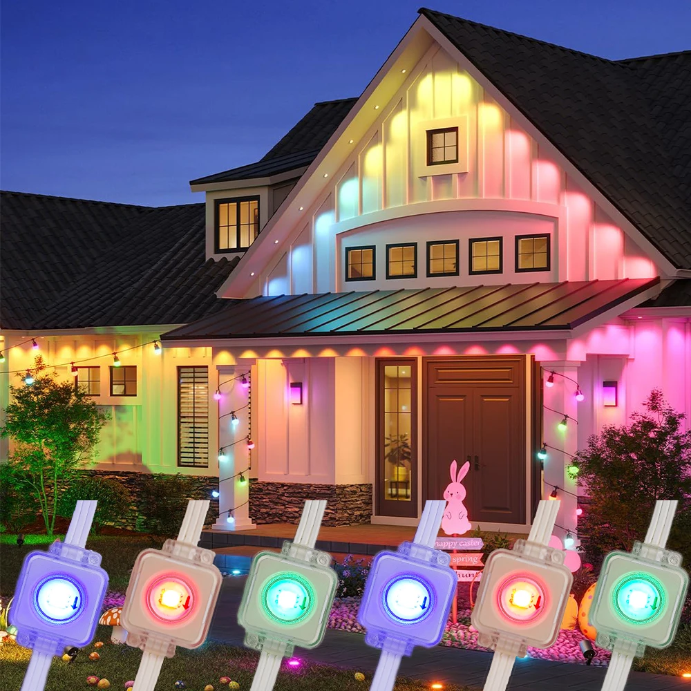 Hot Sale America Full Color Led Point Light 30mm Outdoor Addressable Led Controller Rgb Source Led Pixel Point Light