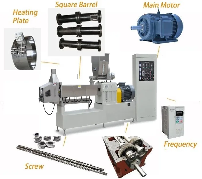 Large output automatic puff corn snack making machine grain puffed snack production line