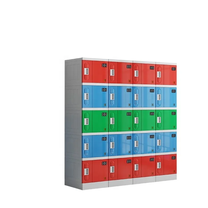 Waterproof abs plastic locker for gym staff easy to install school different color ABS plastic cube student lockers cabinet