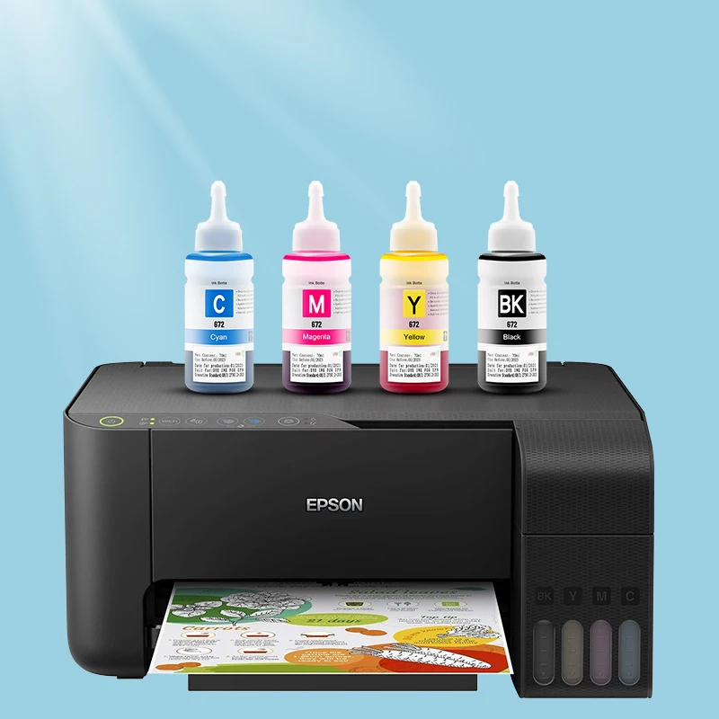 Ocbestjet 6 Color T6731 664 805 673 Impresoras Tinta Para Refill Dye Ink For Epson L850 L310 L805 L360 L363 L365 Printer
