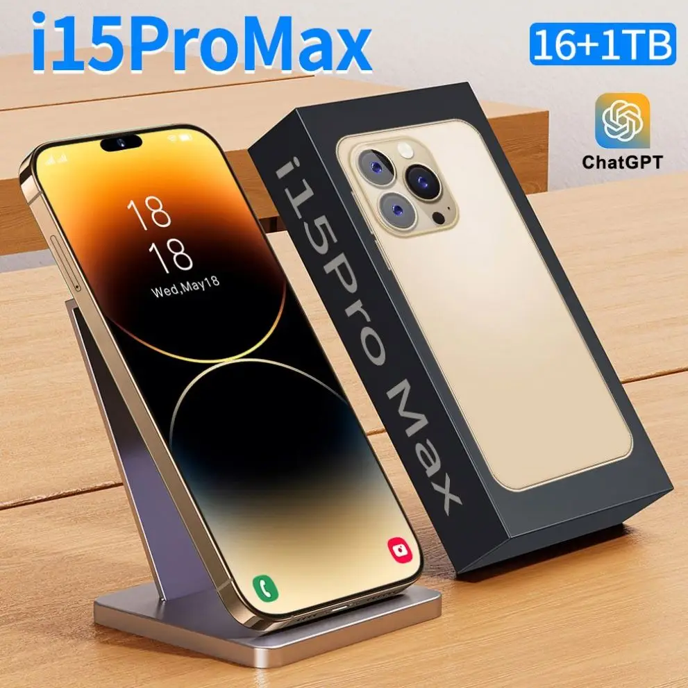 Wholesale original 11 clone i15 Pro Max Celular Android smartphone 5g i 512GB 256GB phone