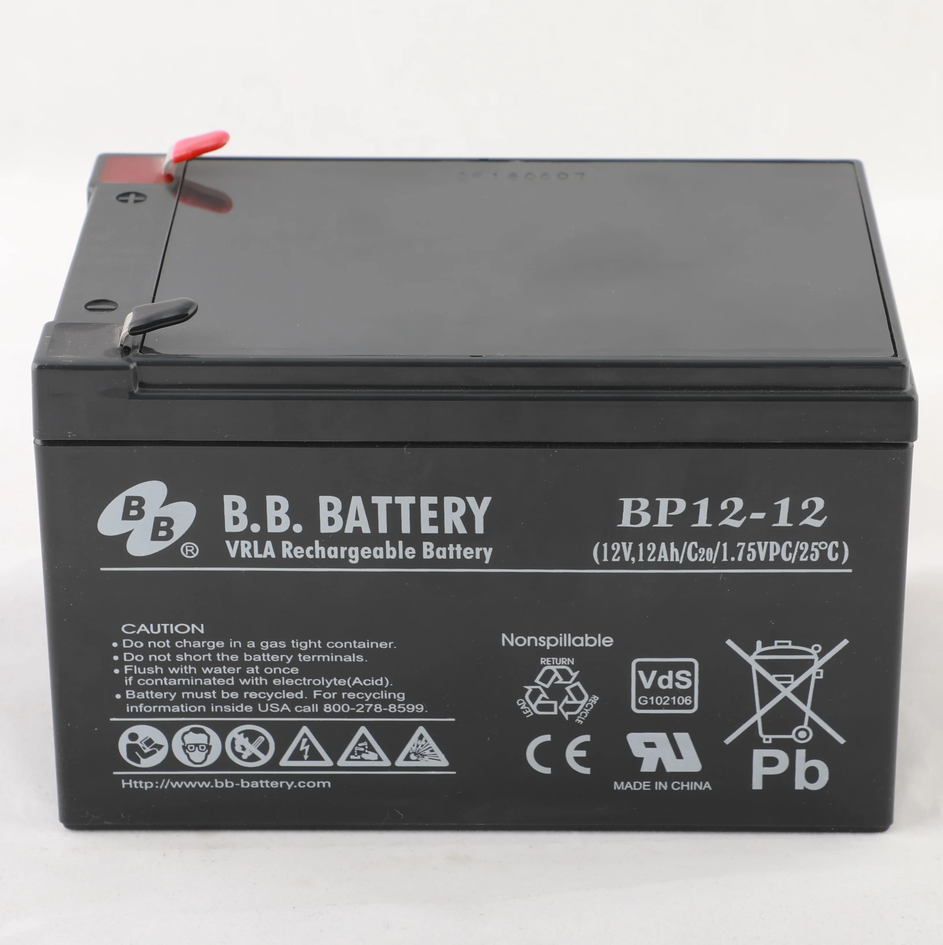 12V12Ah BB Lead Acid Battery for UPS / Power Pack / Fishing lights / Toy Car