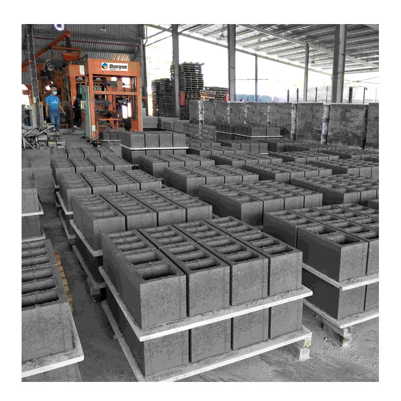 QT4-24 Brick Making Machinery Concrete Brick Maker Interlock Brick Machine for Sale