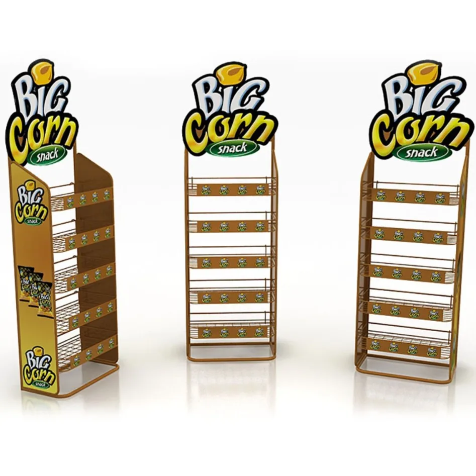 Metal Sweet display shelf candy shop candy display stand for store