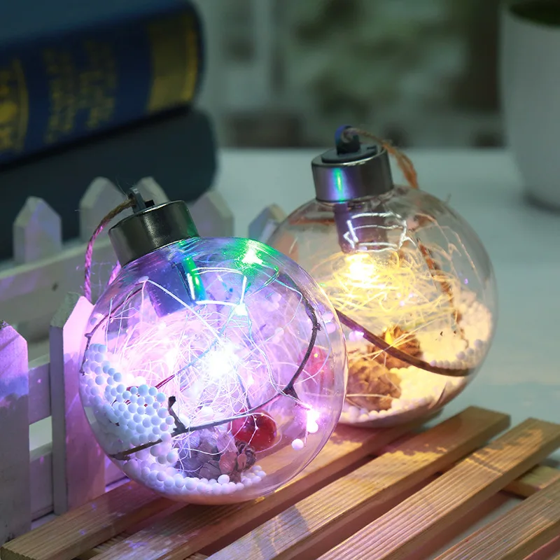 
Whole Sale Christmas Tree Decoration Custom Plastic Led Christmas Ball Led Light Ball 