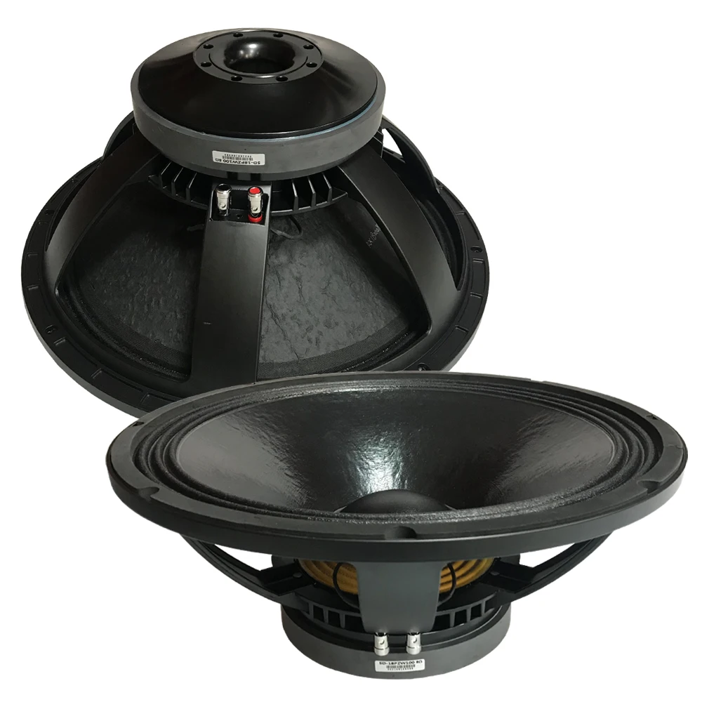 Lower MOQ 18 Inch 2400W 100mm Voice Coil Professional Audio Speaker Sound Low Bass Driver Woofer B&C Style  Woofer Subwoofer