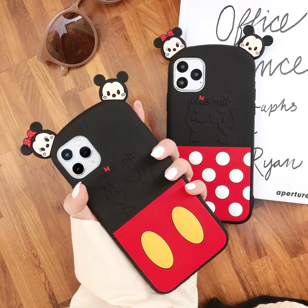 
Cartoon Soft Rubber Back Cover Case Protective Cell Phone Case for iPhone 11 6/6S/7/8 plus X/XS/XR/XS MAX 