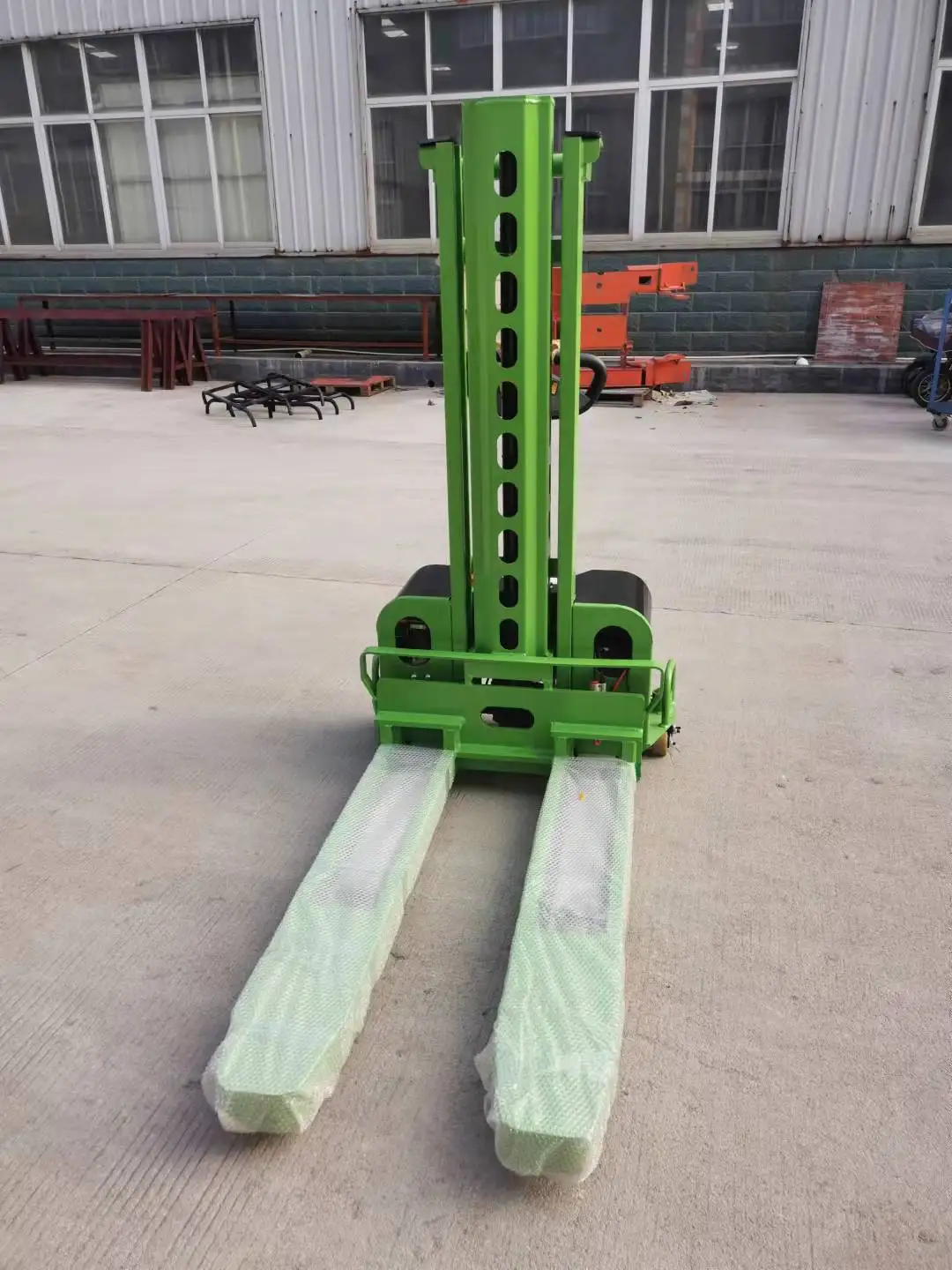 Weliftrich 0.5ton 0.7ton 1ton 500 кг 700 1000 полный электрический портативный само загружающийся Штабелер Электрический подъемный вилочный