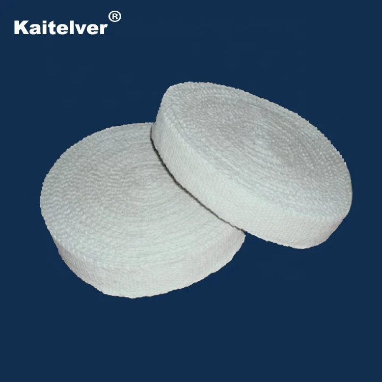 2 3 5mm thickness thermal insulation  stainless steel reinforced aluminosilicate ceramic fiber tape