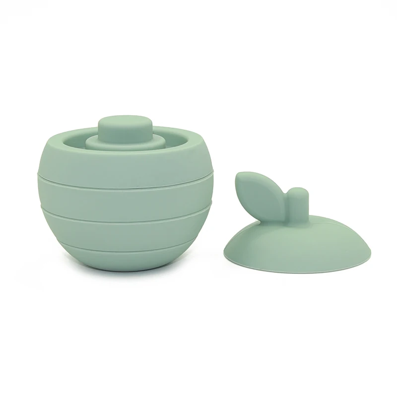 Baby Learning Game for Baby Soft Stacker Blocks Silicone StacToysking Fruit Silicone Stacking Toys