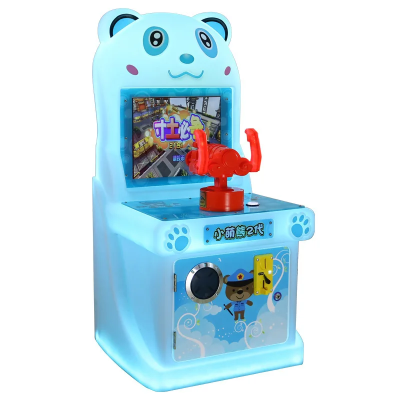 Kids Rides Game Machines Kids Pusher Arcade Shooting Gun Game Machine Mini Arcade Machine Game For Kids